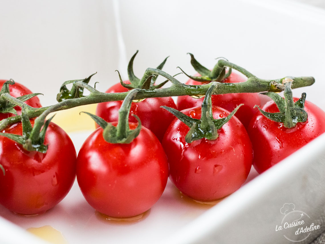 LES TOMATES CERISES CONFITES