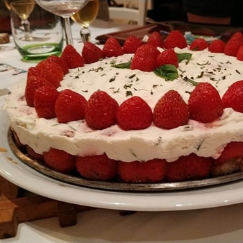 Domdom - fraisier mascarpone basilic #