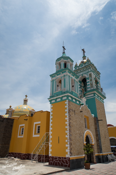 Iglesia San Rafael Con Comac Tonanzintla proche Puebla Mexique