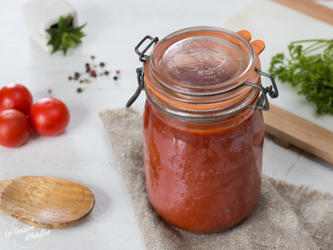 Sauce tomate maison (+ astuces conserve) - La Cuisine d'Adeline
