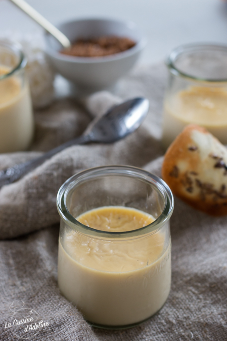 Pots de crème à la vanille maison (au four) - La Cuisine d'Adeline