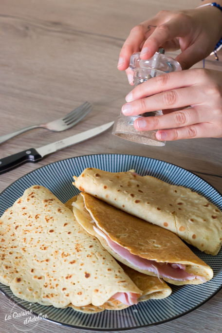 Crêpes à la farine de pois chiches recette facile sans gluten