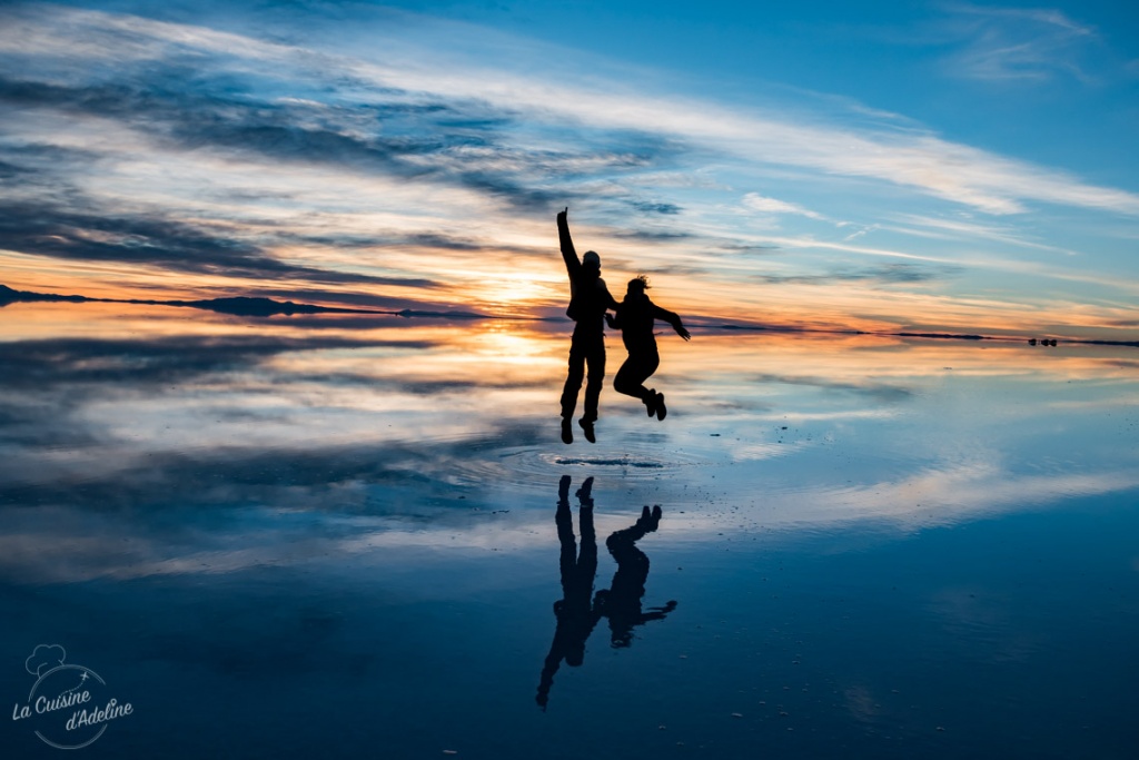 Excursion lever du soleil sur le Salar d'Uyuni