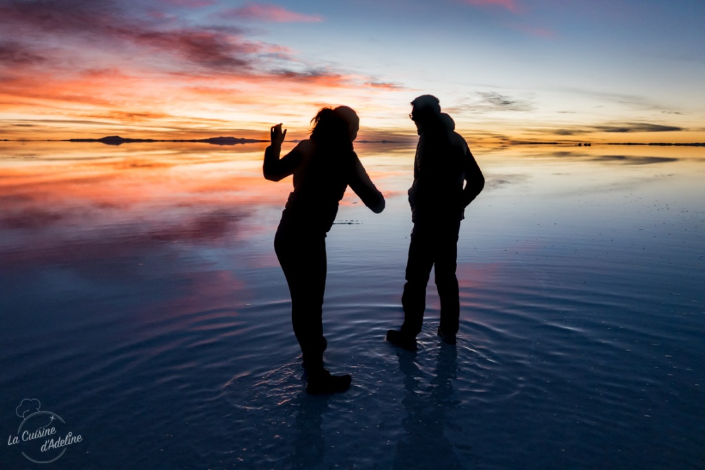 Lever du soleil Salar d'Uyuni