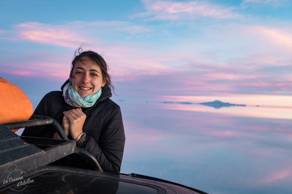 Lever du soleil Salar d'Uyuni road trip