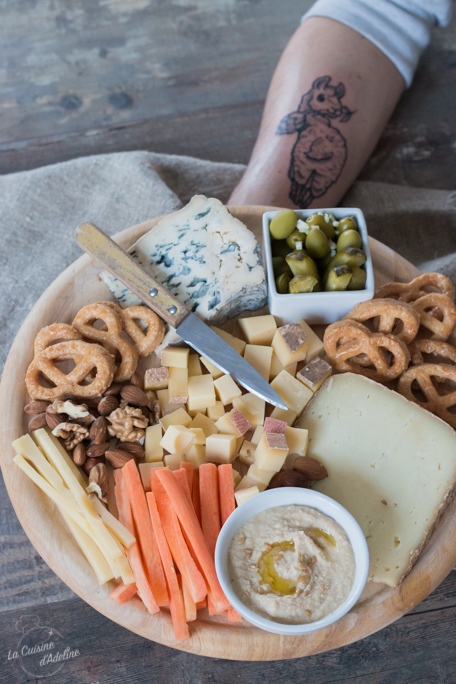 Planche apéro dînatoire idées plateau végétarien