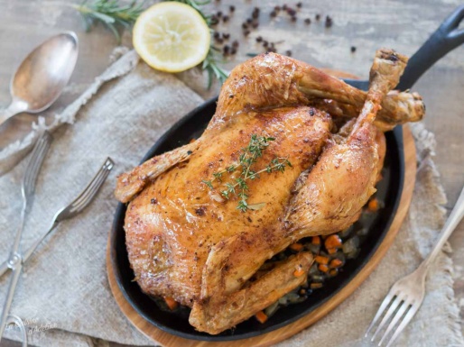 Poulet rôti croustillant et juteux recette