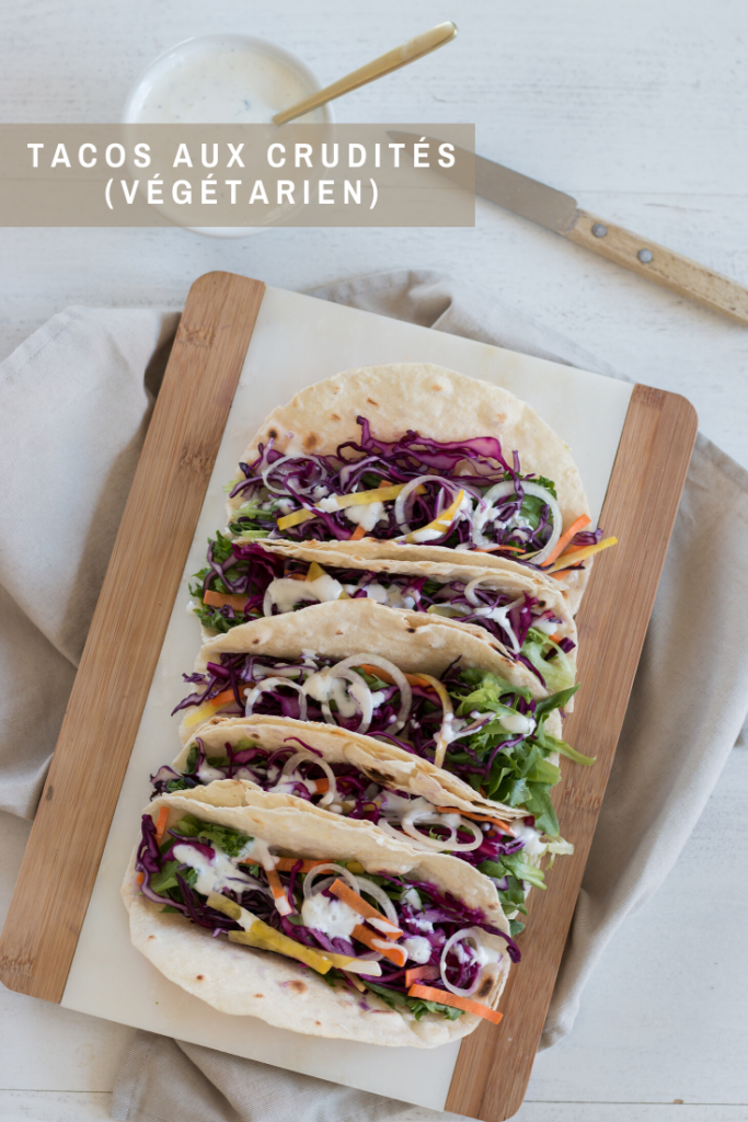 Tacos végétarien recette Pinterest