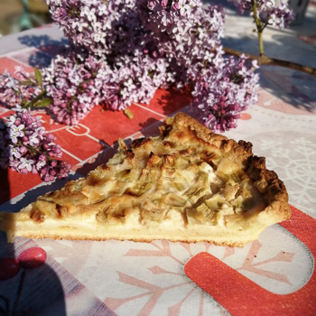 Oriana - Tarte à la rhubarbe #