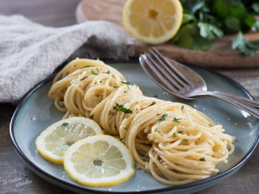 Pasta al limone pâtes au citron recette italienne facile
