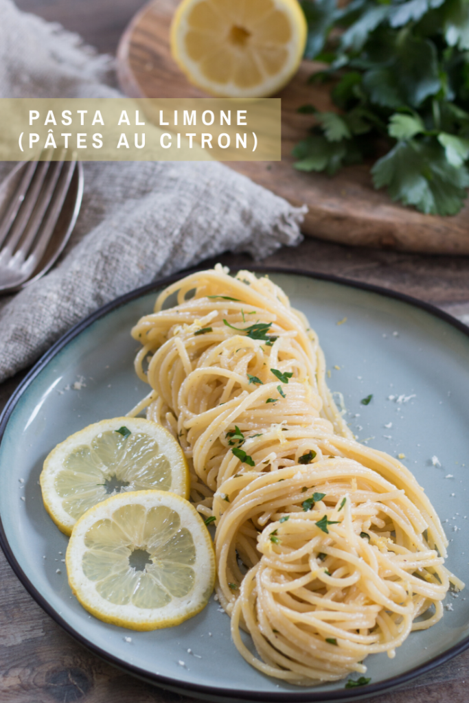 Pâtes au citron - Pasta al limone recette