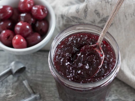 Confiture de cerises maison