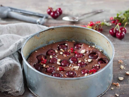 Gâteau au chocolat et aux cerises recette