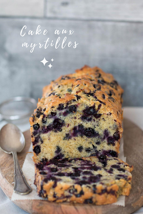 Cake aux myrtilles recette Pinterest