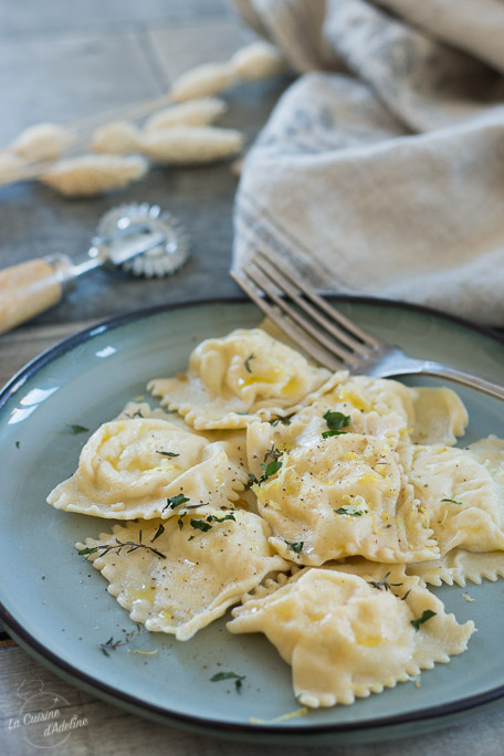 Raviolis ricotta-épinards et ricotta-potiron : recette gourmande