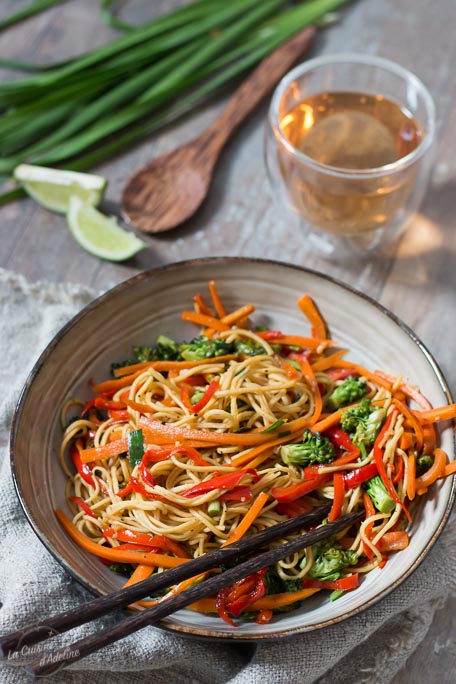 Wok de légumes recette