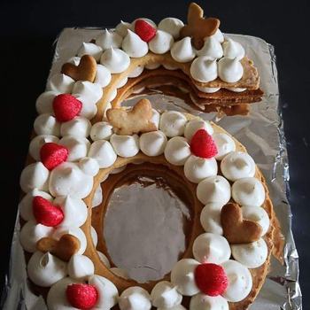 Sophie BLG - Number cake vanille #