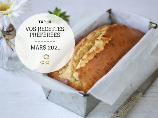 Recettes préférées en mars 2021