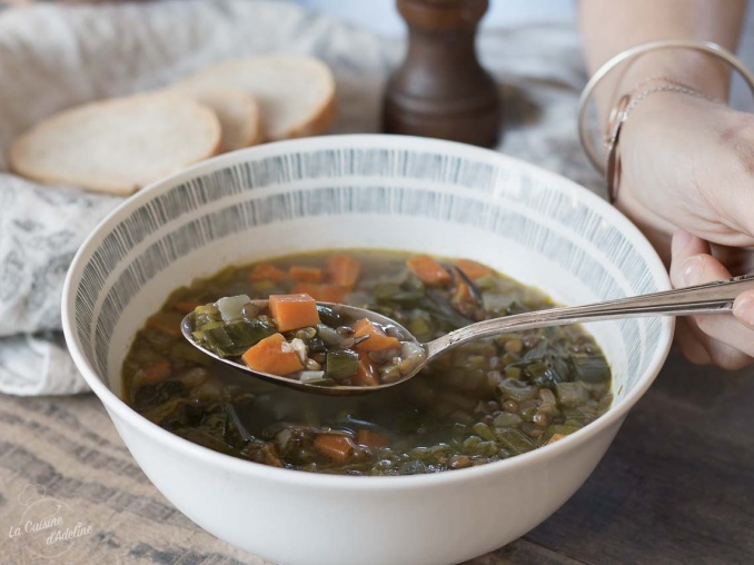 Soupe de lentilles carottes et poireau recette facile