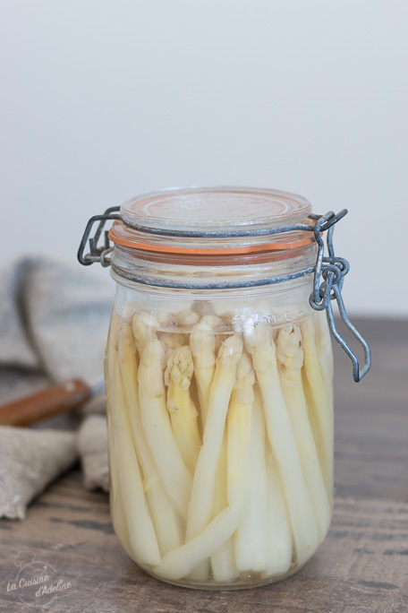 Asperges en conserve fait maison recette