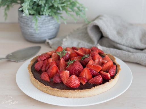 Tarte fraises chocolat recette facile