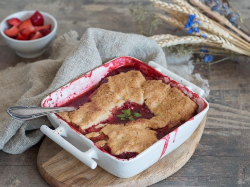 Cobbler aux fraises recette facile