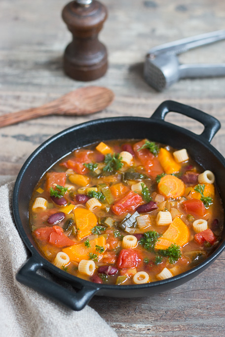 Minestrone soupe italienne rapide et equilibree recette
