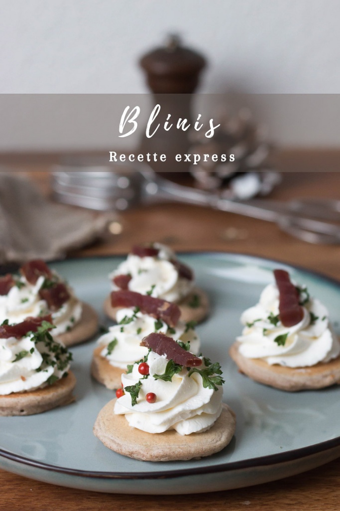 Blinis fait-maison recette Pinterest