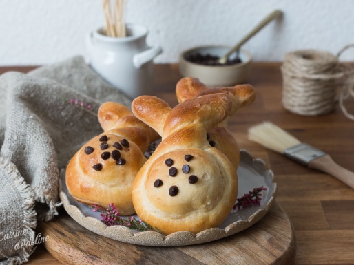 Brioches lapin pour Pâques recette facile