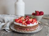 Gâteau sans sucre vanille fraises pour bébé recette